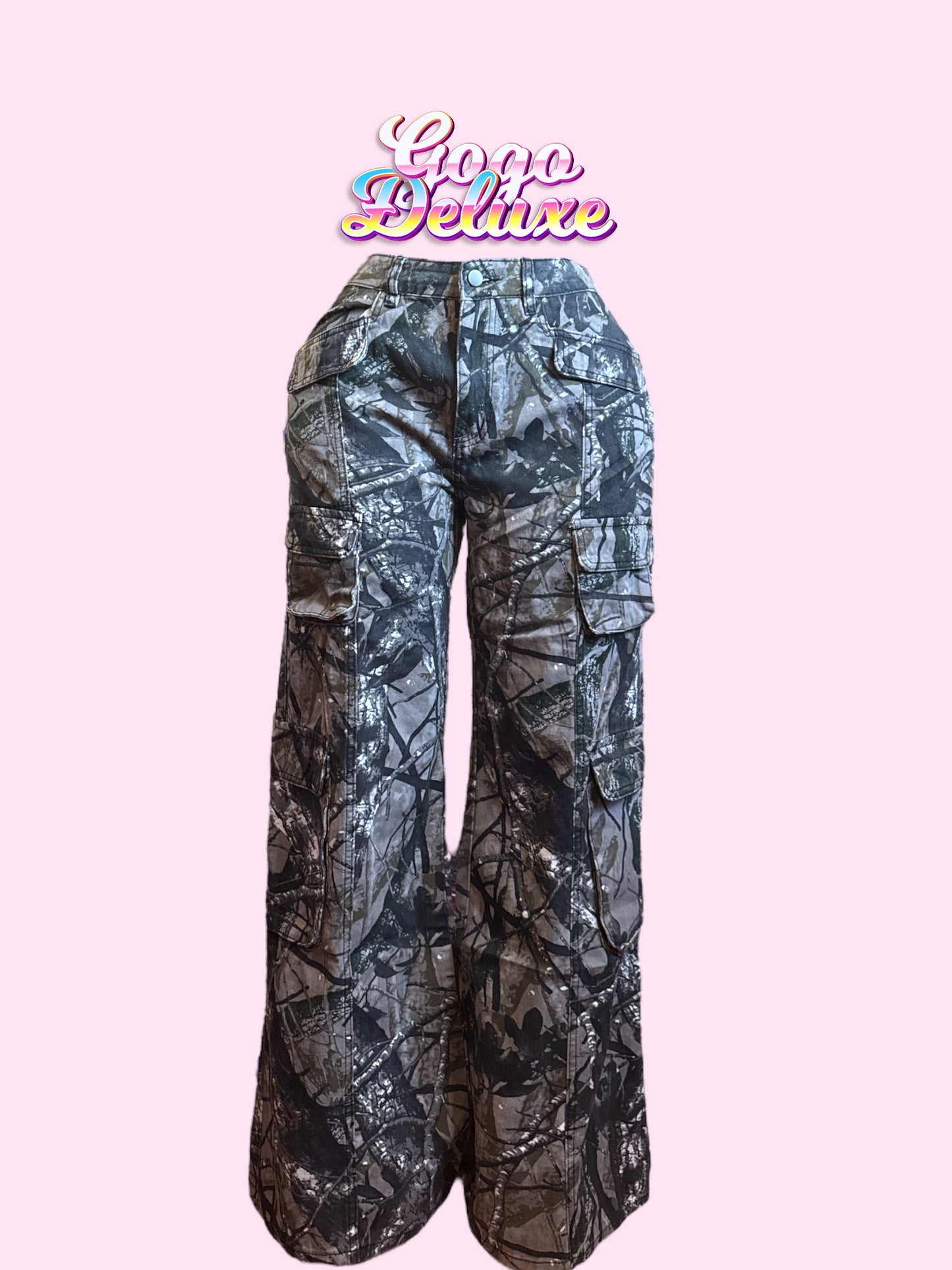 Jeans cargo camuflaje oficial